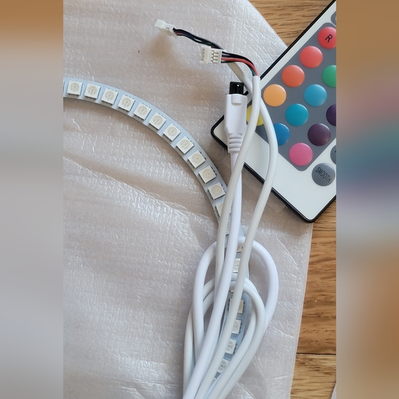 Universal 7" LED Angel Eyes Halo Rings for Jeep Wrangler JK - Picture 8 of 9